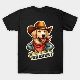 golden retriever cowboy T-Shirt